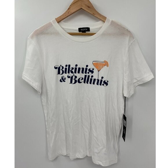 NWT Wildfox Bikinis & Bellinis Keke Tee M Medium - Picture 7 of 9